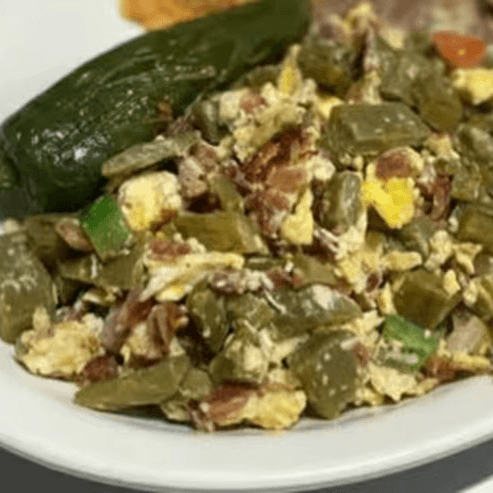 Huevos Con Nopales.