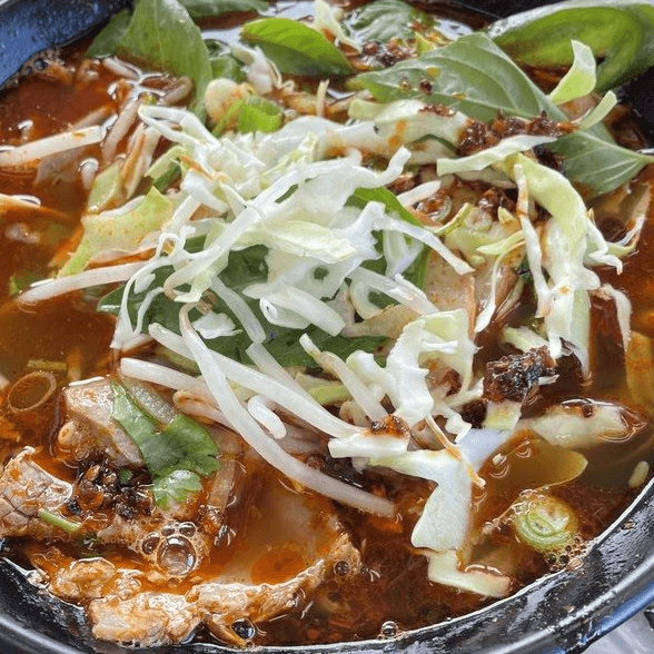 Spicy Beef Noodle Soup.