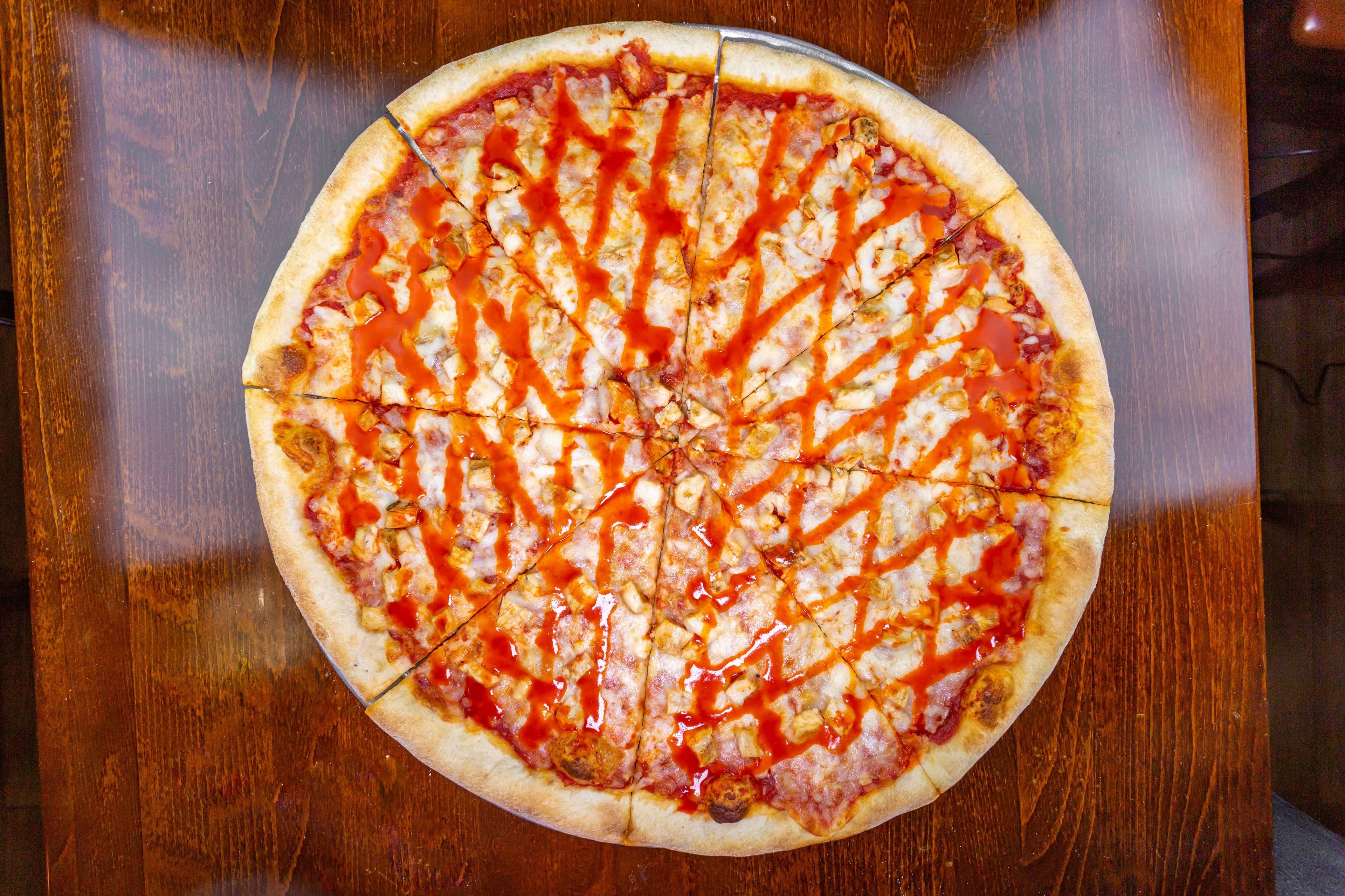 Buffalo Chicken Pizza.