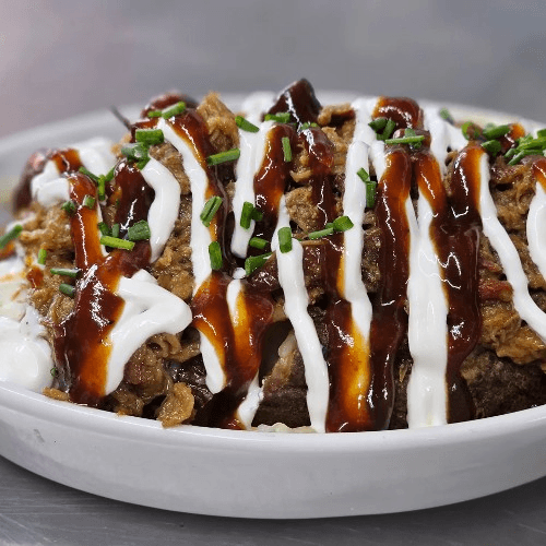 Loaded Brisket Baked Potato