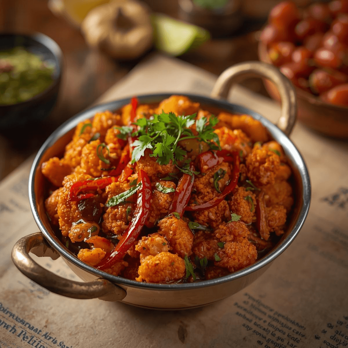 Pacchi Mirchi (Gobi/Babycorn/Paneer).