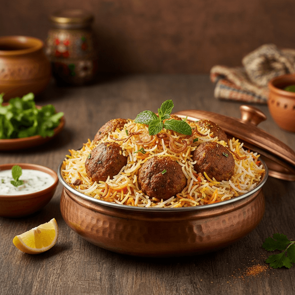 Kofta Biryani.