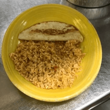 K4. One Cheese Quesadilla.