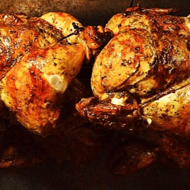 OIPTION 2-Four Whole Chickens 5 holiday sides, our original sauces, and 1 Apple Pie.