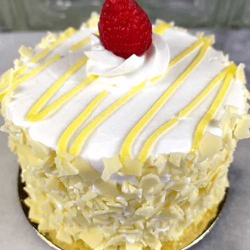 Lemon Raspberry Cake-Individual