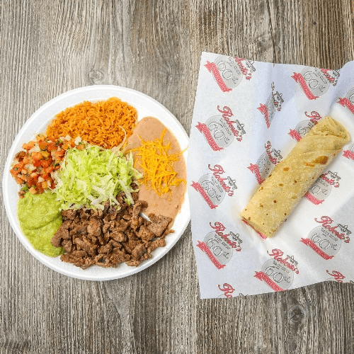 Asada Breakfast Plate.