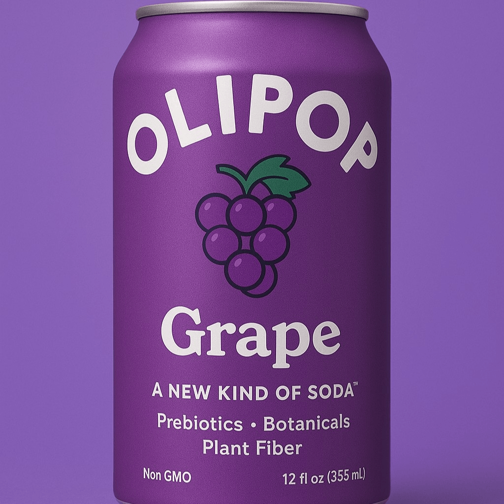 Olipop Classic Grape.