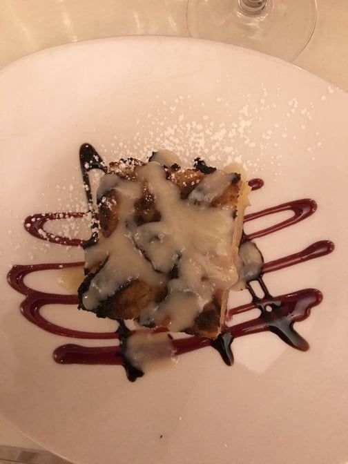 Rum Flavored Bread Pudding.