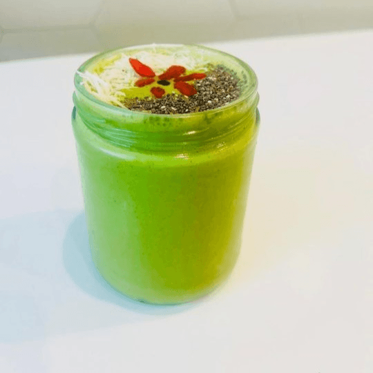 Matcha Protein Smoothie.