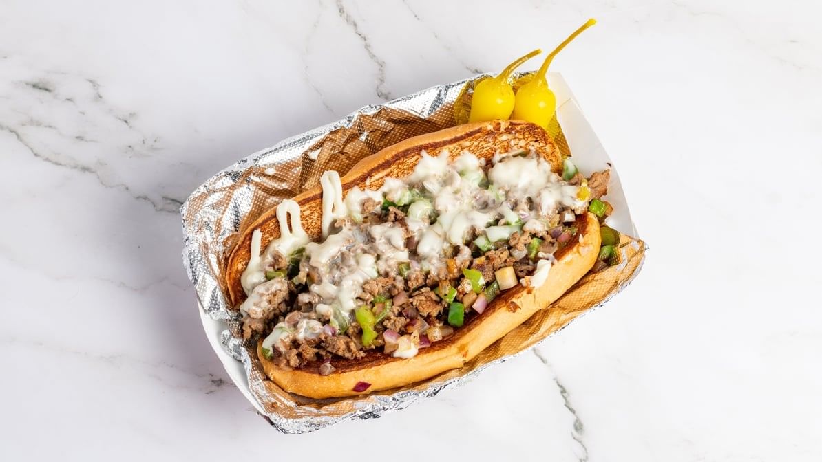 15. Philly Cheese Steak Sandwich.