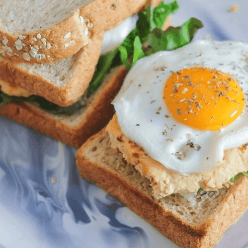 Egg Sandwich Plate.