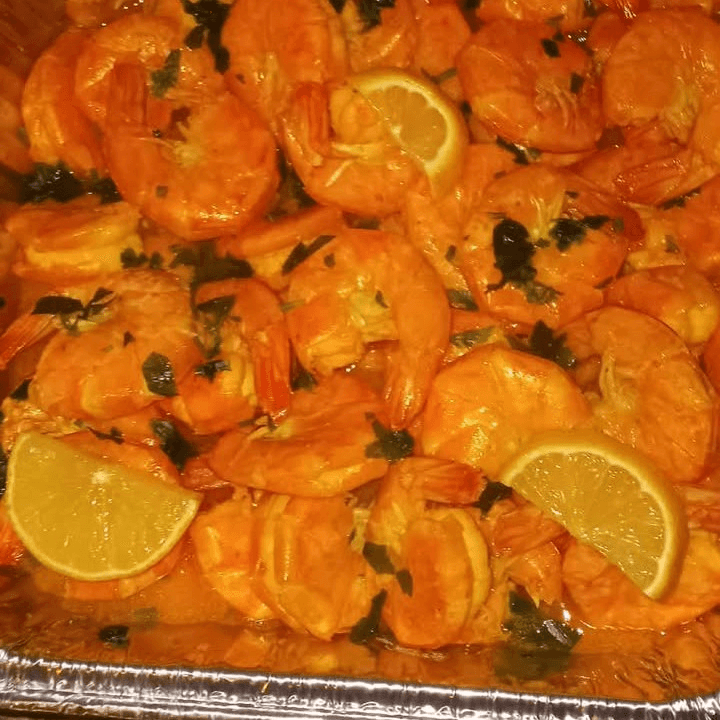 Shrimp Mozambique Tray.