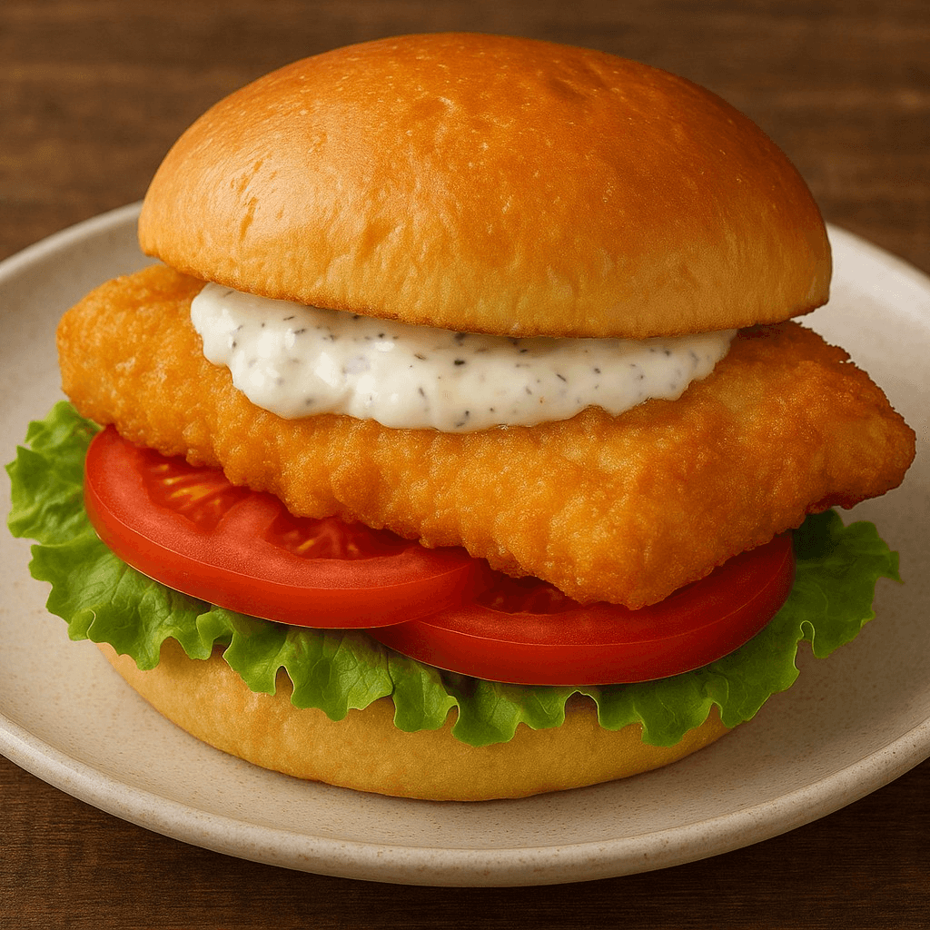 Alaskan Cod Sandwich.