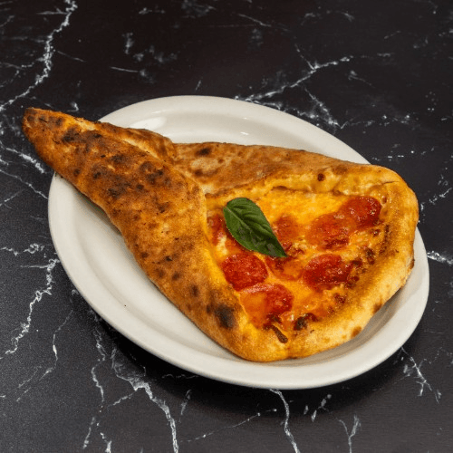 Half Pizza Half Calzone.