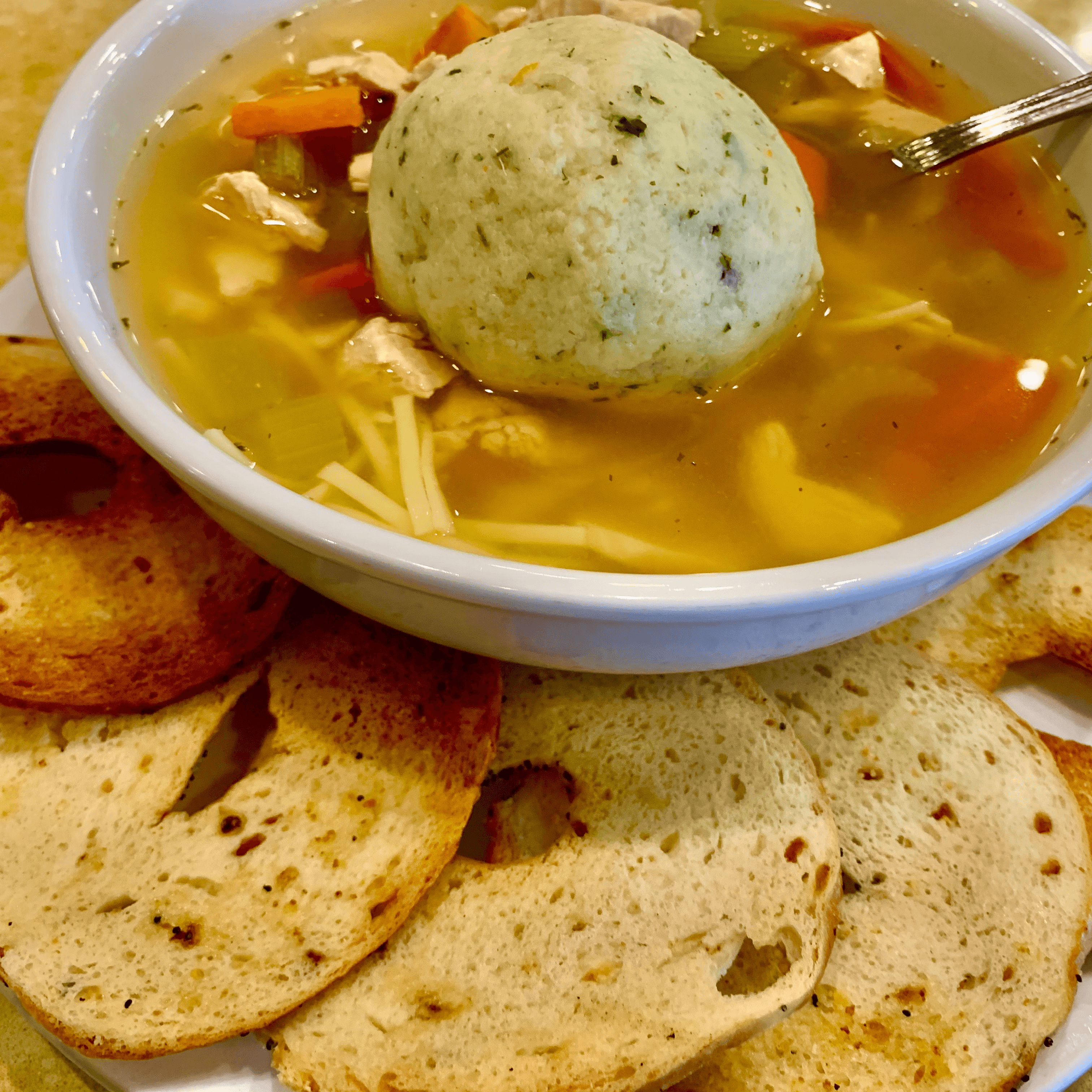 Matzo Ball Soup.