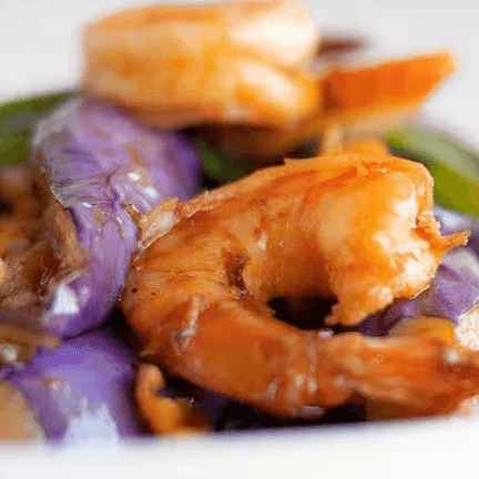 Spicy Eggplants and Mushroom / ผัดมะเขือ.