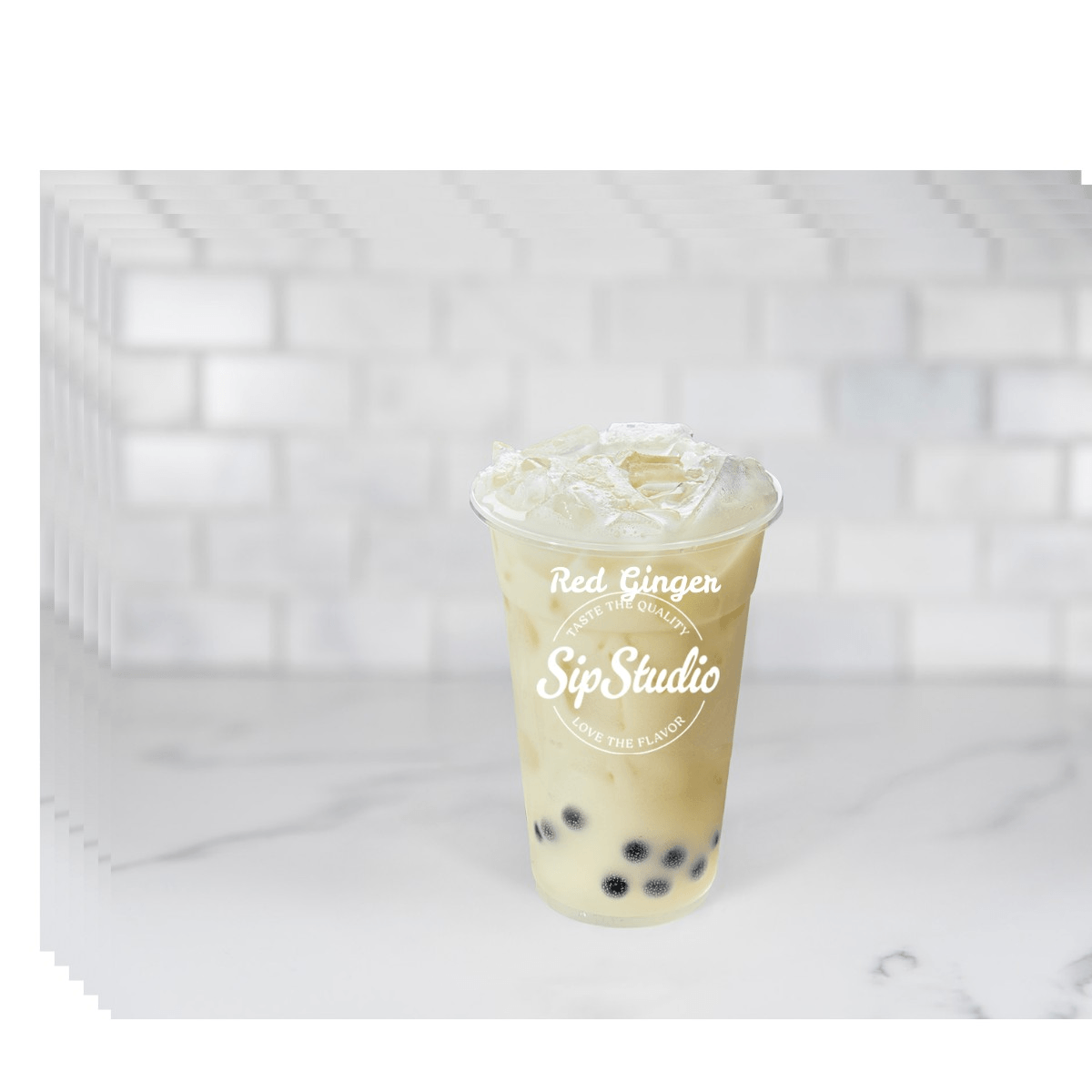 Jasmine Blossom Milk Tea.