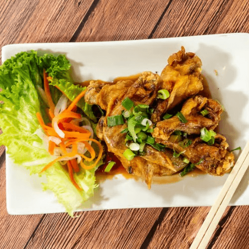 Crispy Chicken Wings.