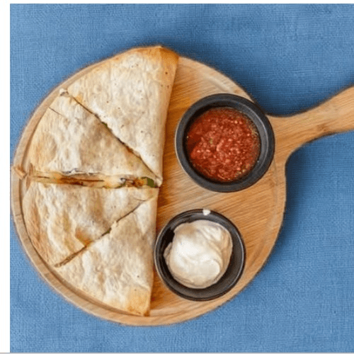 Vegetable Quesadilla.