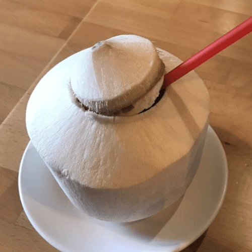 Fresh Young Coconut.