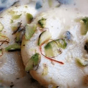 Kesari Pista Rasmalai.