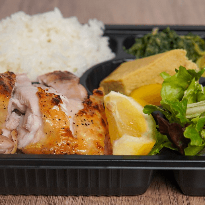 Grilled Organic Jidori Chicken Bento 地鳥グリル焼き弁当.