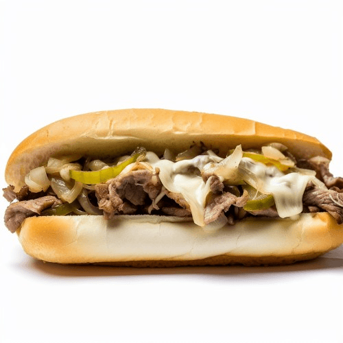 Grandma’s Chicken Cheese Steak Sandwich