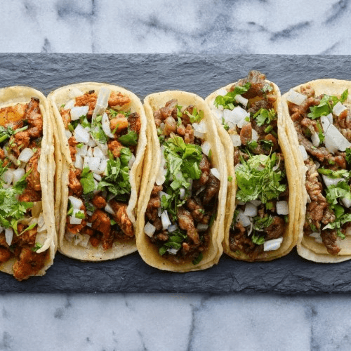 Double Corn Tortilla Taco.