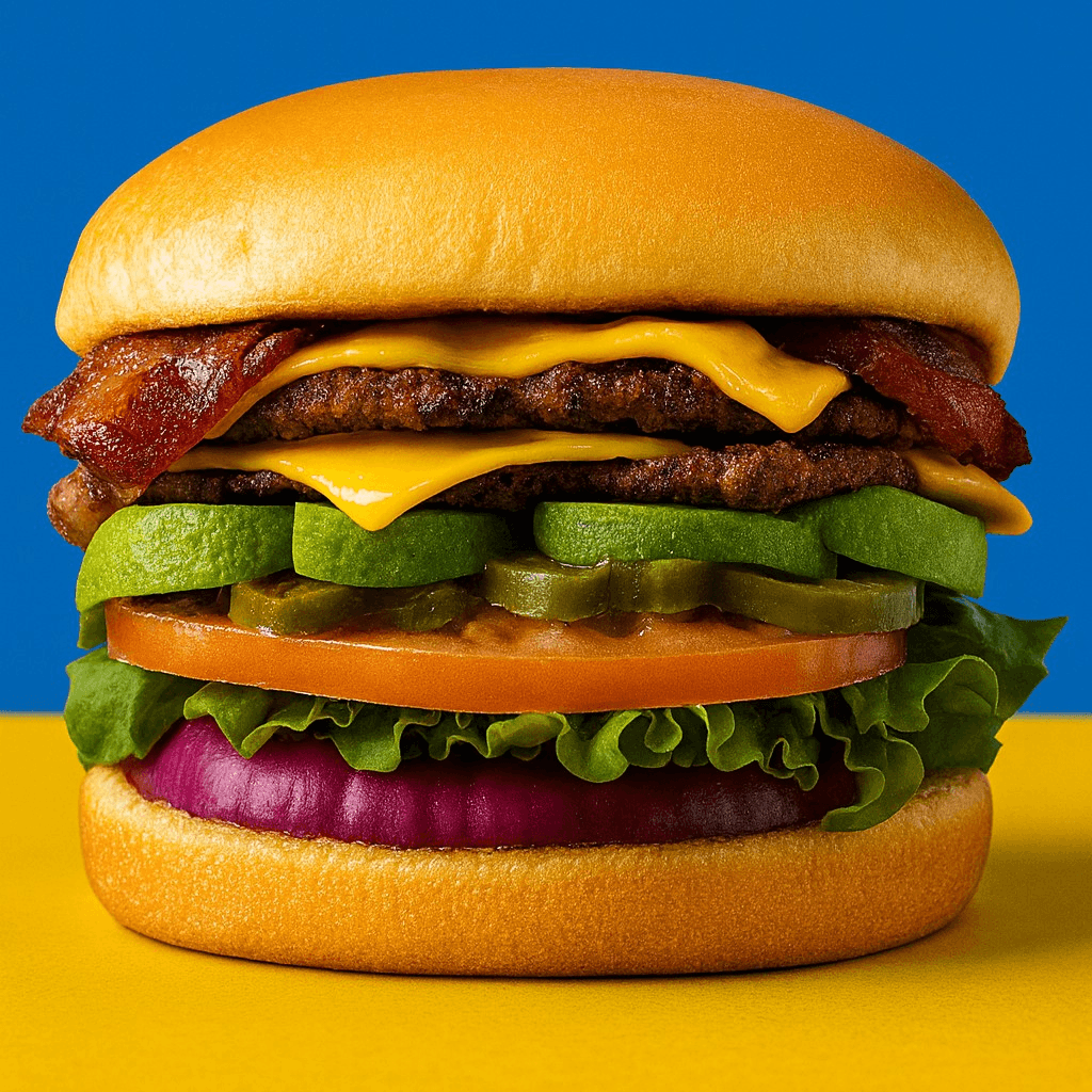 Double King Burger Ala Cart.