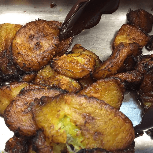 Sweet Plantains & Yellow Aji Sauce