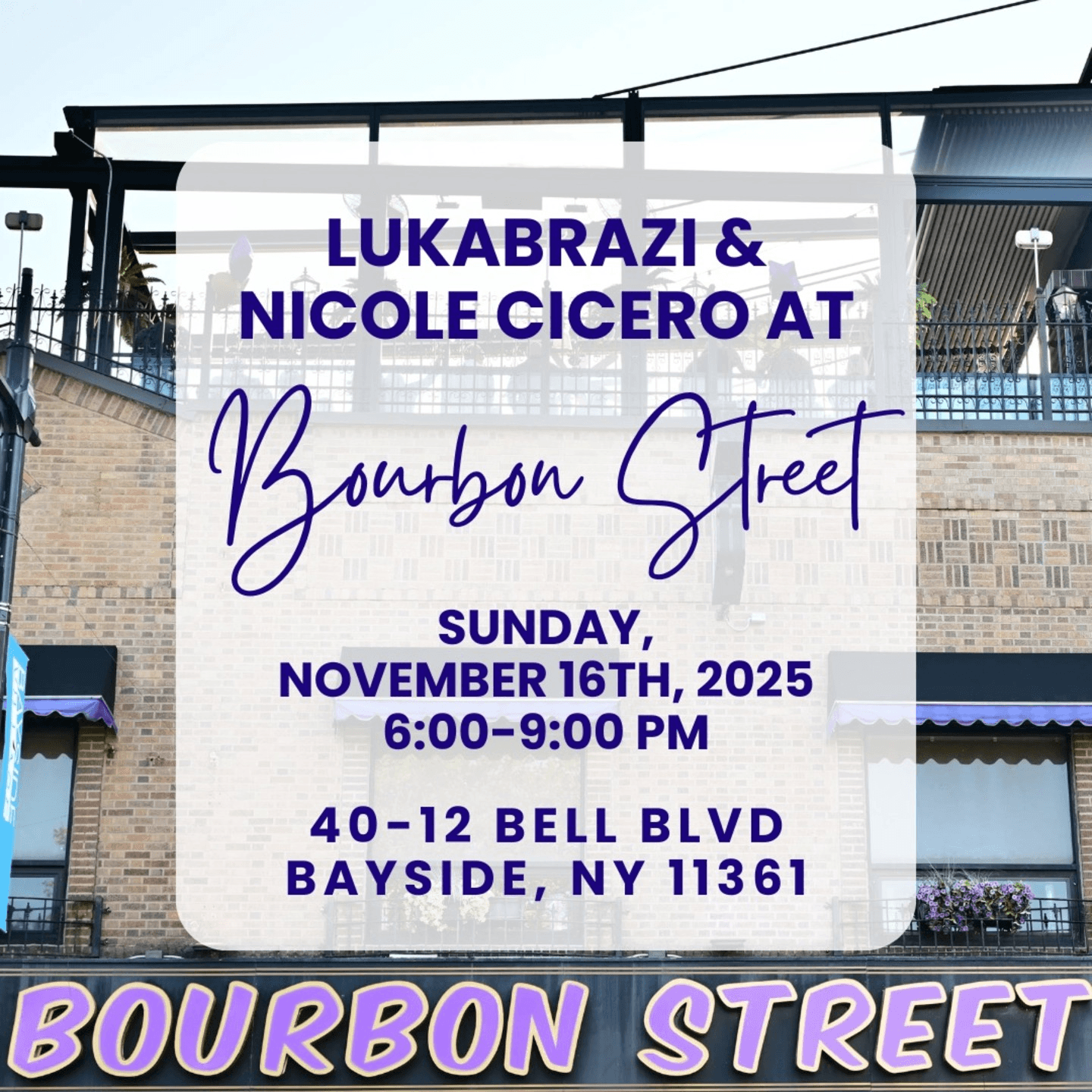 Lukabrazi & Nicole Cicero Live on the Rooftop