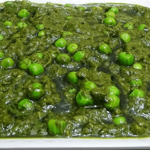 Mutter Methi Palak.