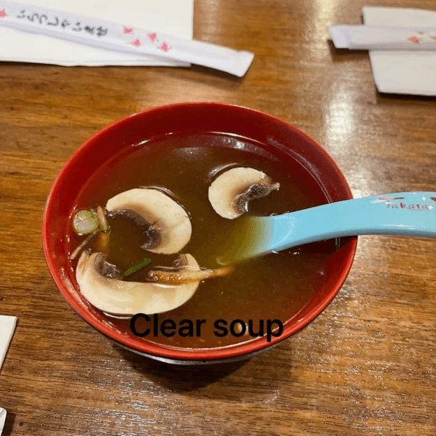 Clear Soup.