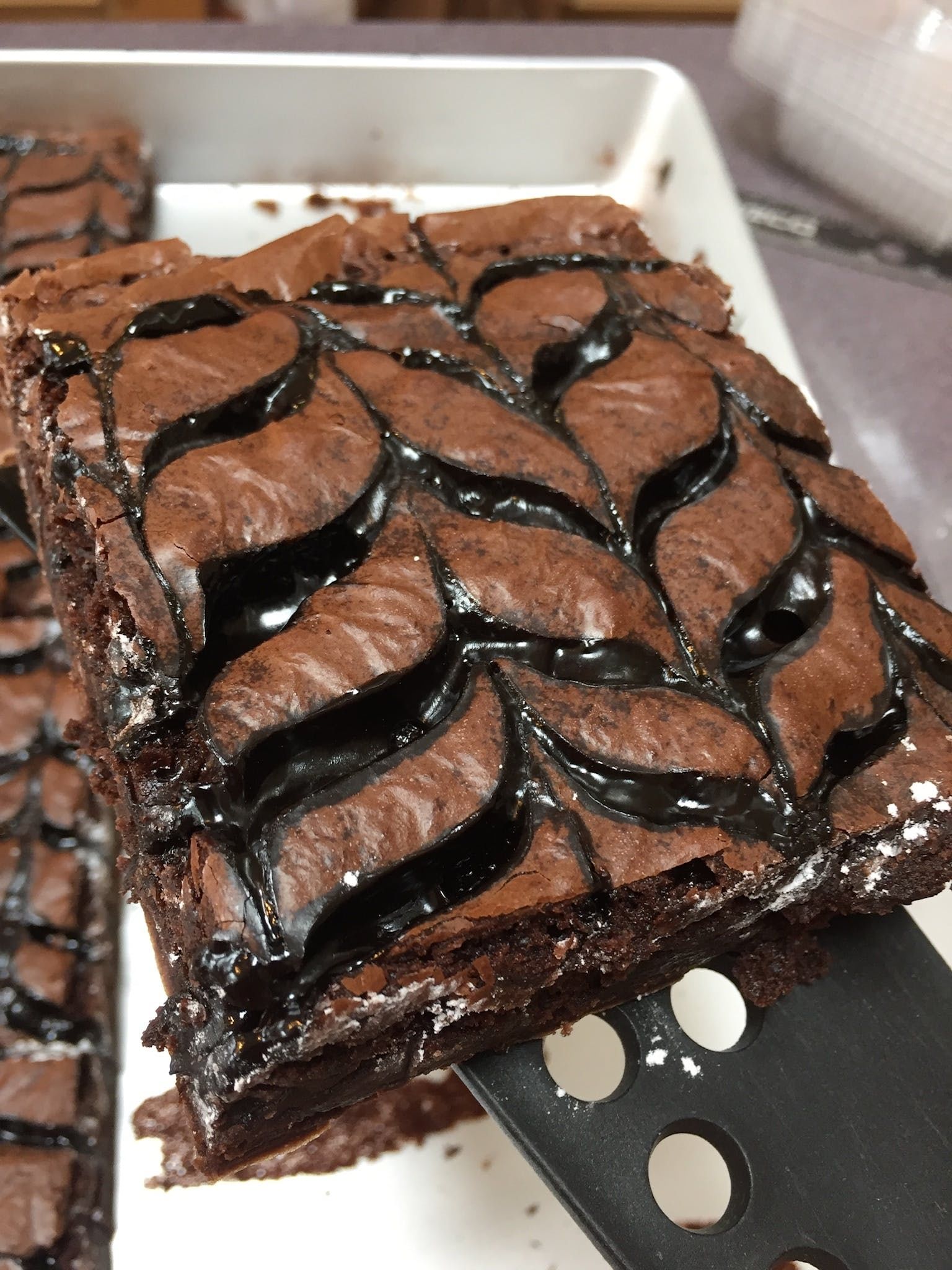 Fudge Striped Brownie.