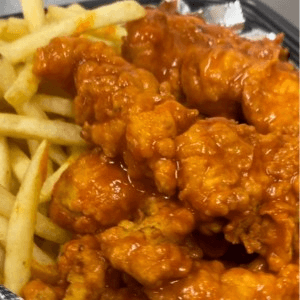 Chicken Tenders(4) & Fries.