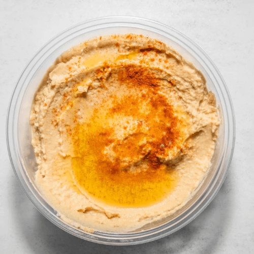 Hummus and Pita Bread.