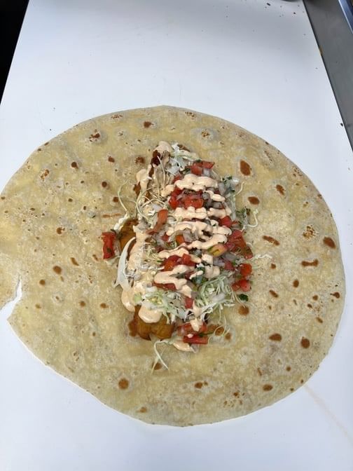 Baja Fish- Battered Burrito.