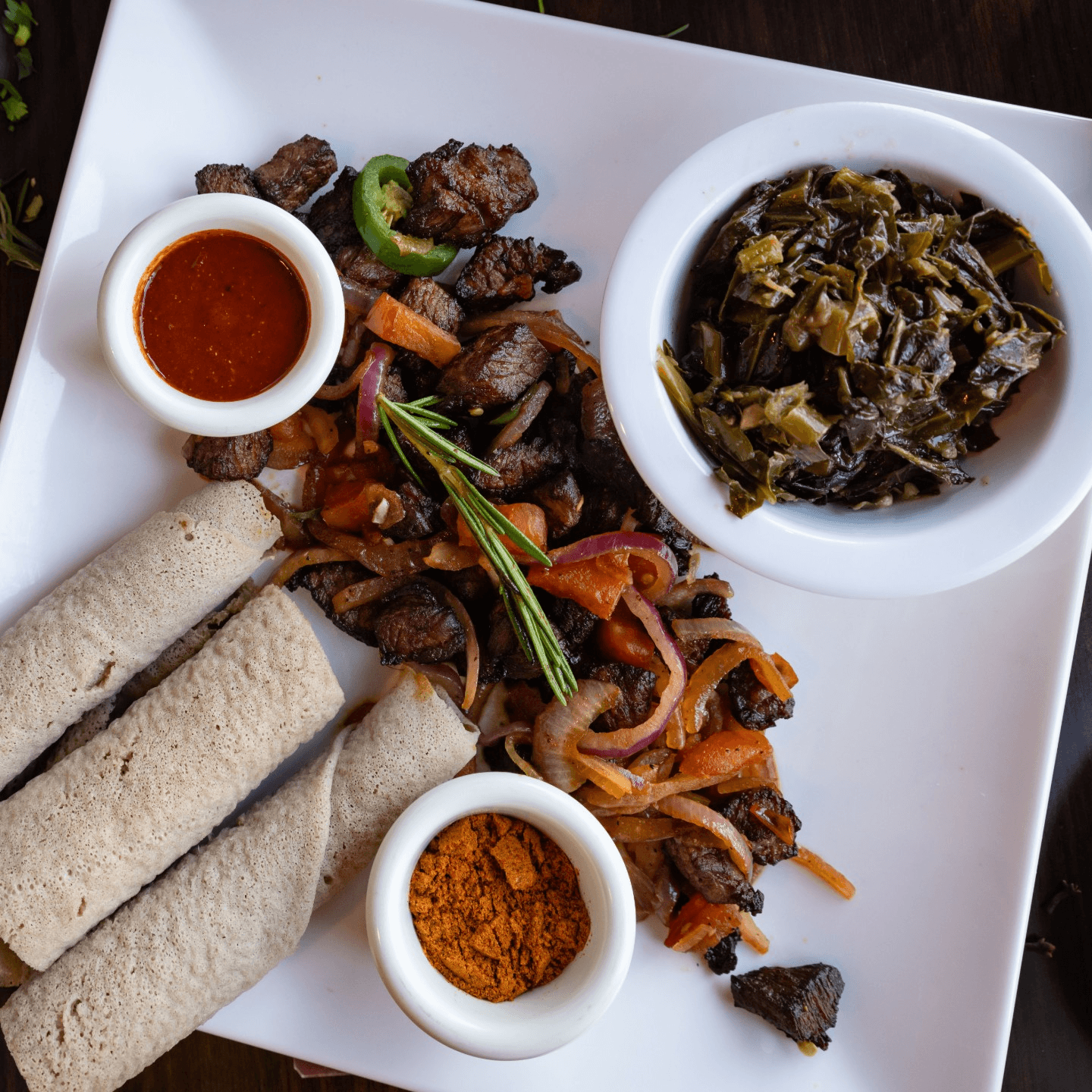 Crisp Veggies, Tender Meats, and Mild Spice