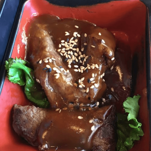 Beef Teriyaki (D).