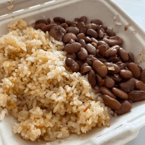 Rice and Beans.