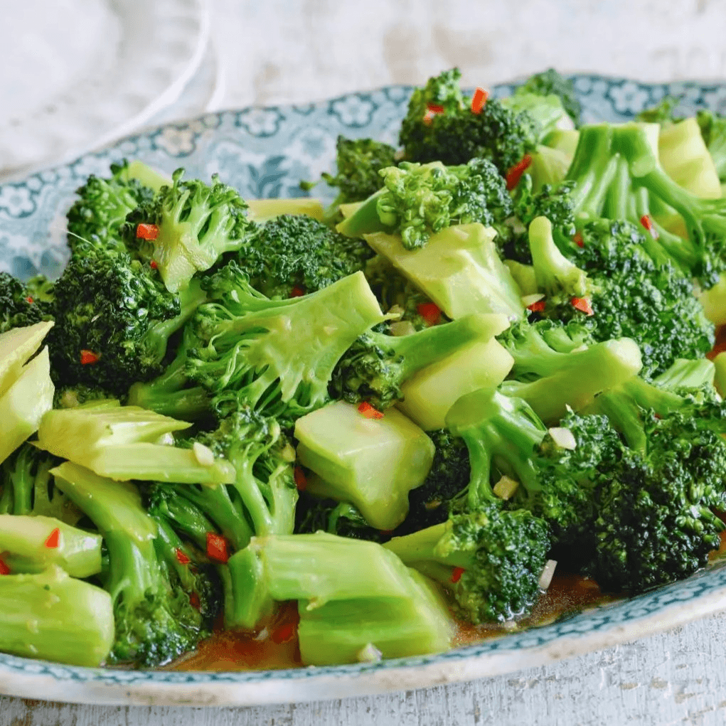 BROCCOLI WITH OYSTER.