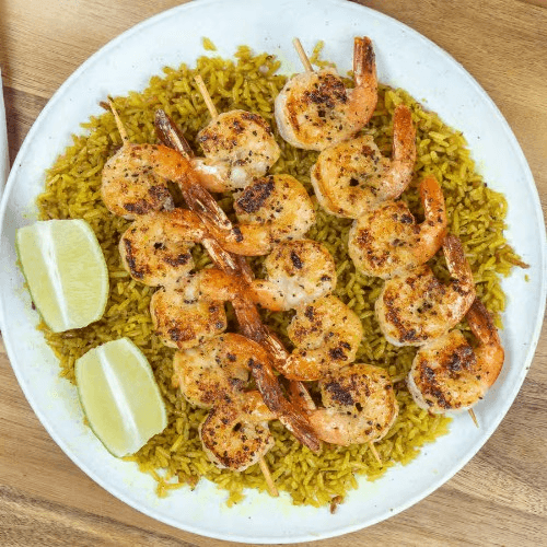 10 Pcs .Grilled Shrimp Compo.