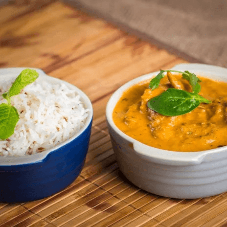 Chicken Curry Combo platter.