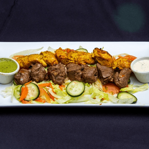 Beef and Chiken salad.