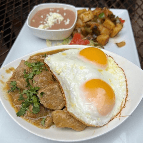 Huevo en Chile Verde.