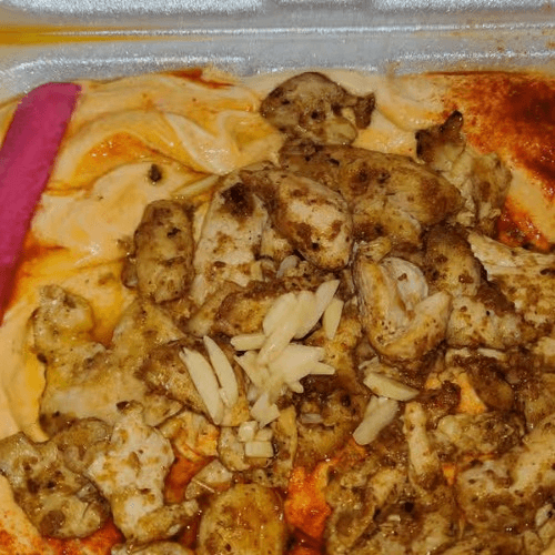 Hummus with Chicken.