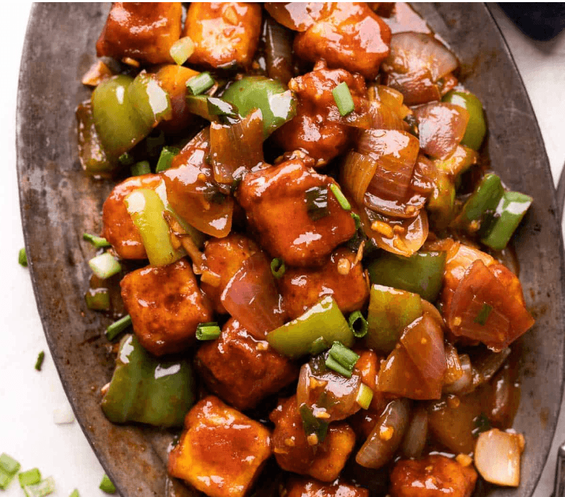 Chili Paneer.