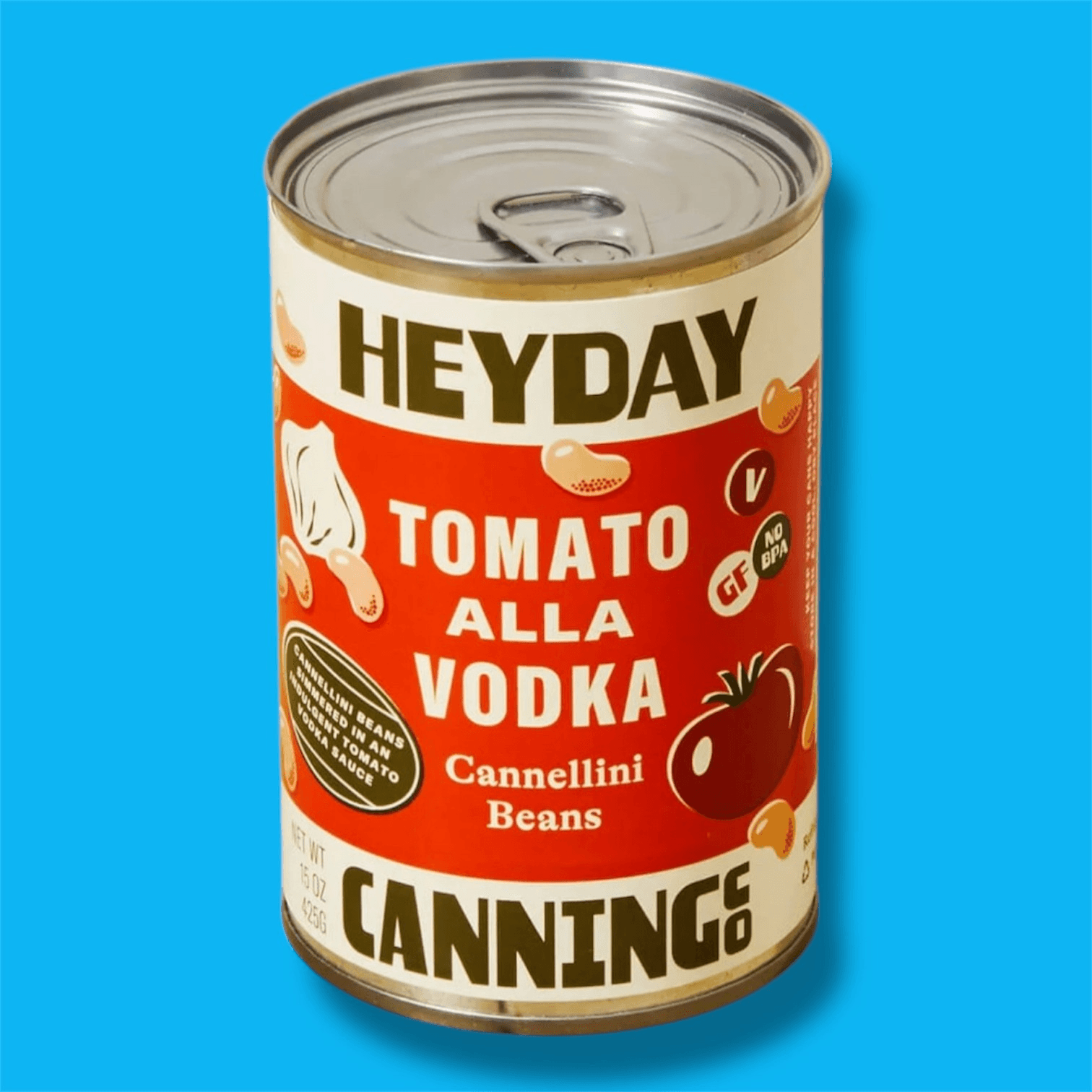 Heyday - Tomato Alla Vodka Cannellini Beans.