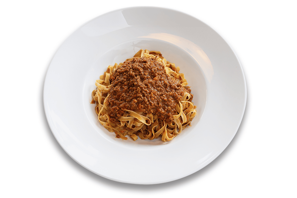 Fettuccine Bolognese Sauce Pasta.