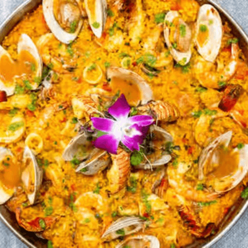 Paella De Marisco / Seafood Paella.
